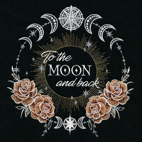 Phases and Roses Wreath