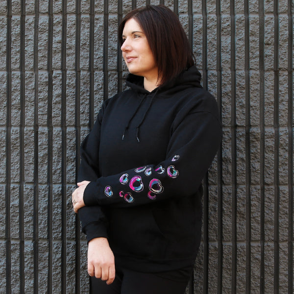 Iridescent Bubble Hearts Feature