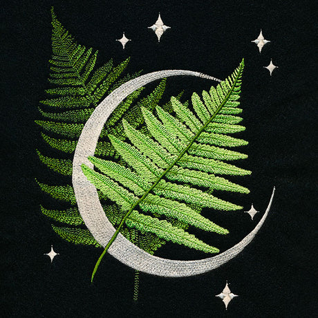 Crescent Moon & Ferns Feature