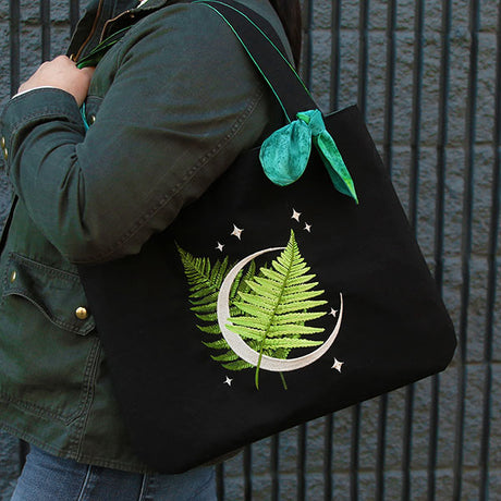 Crescent Moon & Ferns Feature