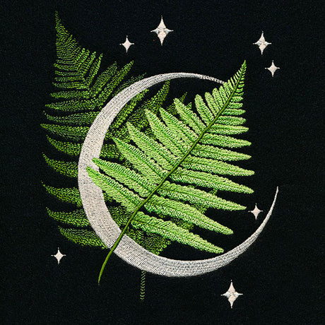 Crescent Moon & Ferns Feature