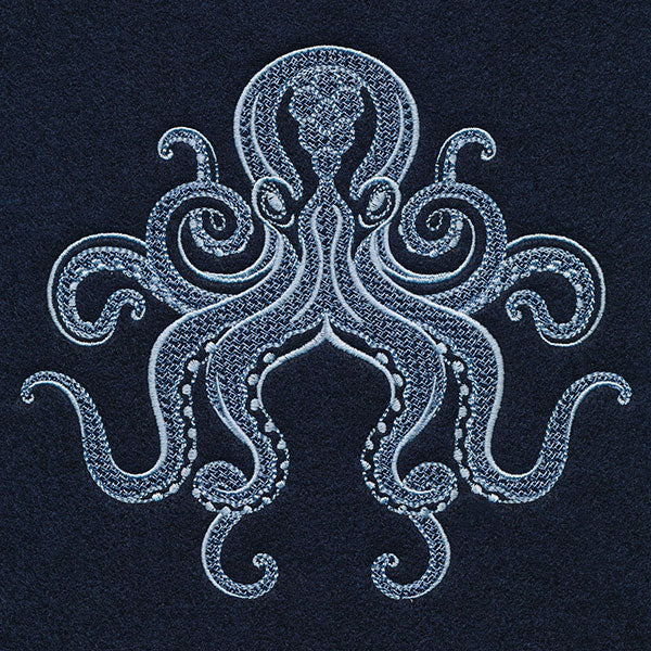 Wild & Free Octopus (Embossed)