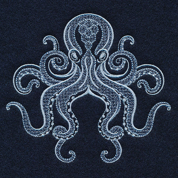 Wild & Free Octopus (Embossed)
