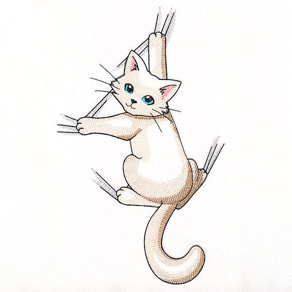 Hang in There Smiling Kitty