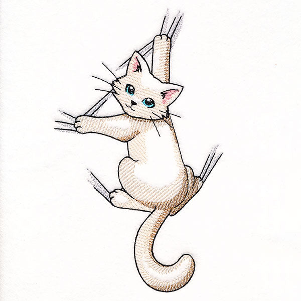 Hang in There Smiling Kitty