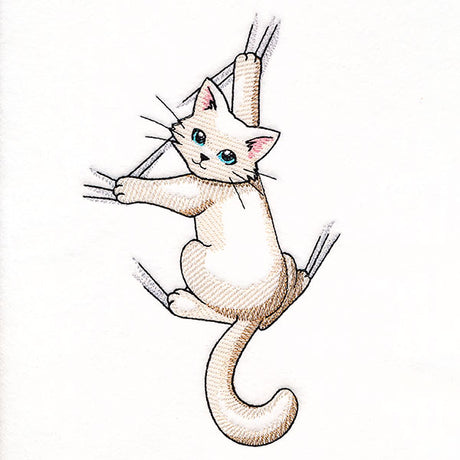 Hang in There Smiling Kitty