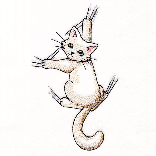 Hang in There Smiling Kitty