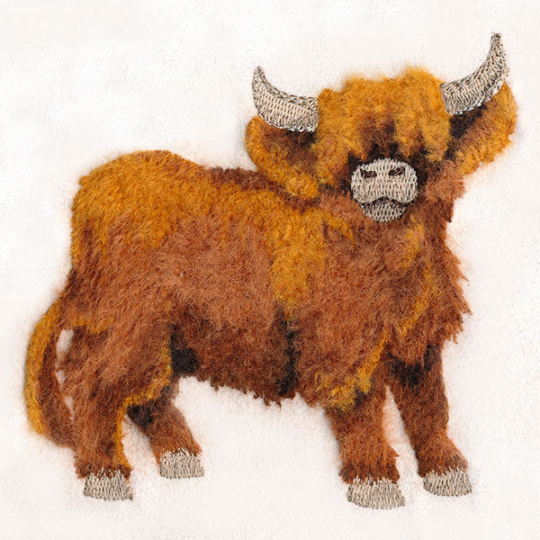 Brushed Highland Cow