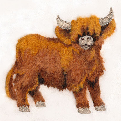 Brushed Highland Cow