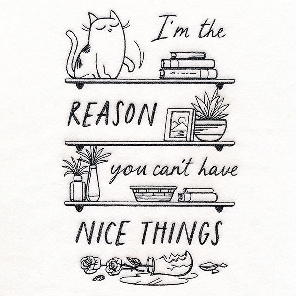 I'm the Reason You Can't Have Nice Things Bookshelf