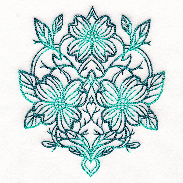 Dogwood Flower Crest