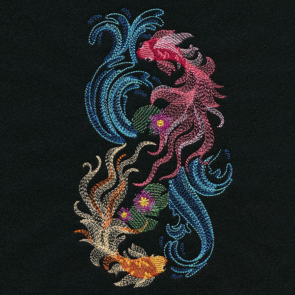 Swimming Free Koi Fish