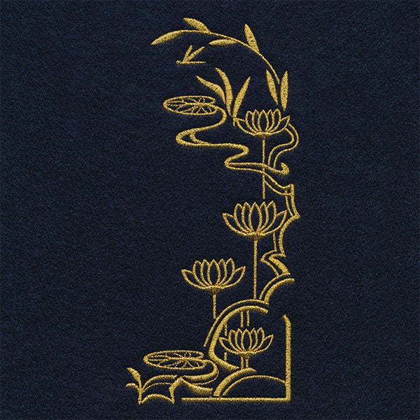 Gilded Floral Nouveau