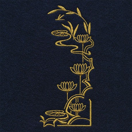 Gilded Floral Nouveau