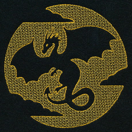 Mysterious Dragon (Embossed)