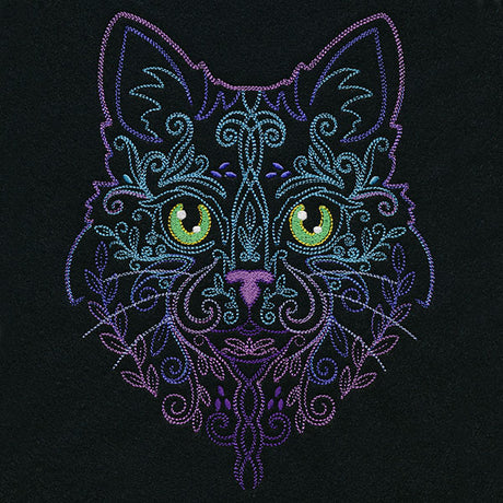 Midnight Dreams Botanical Kitty