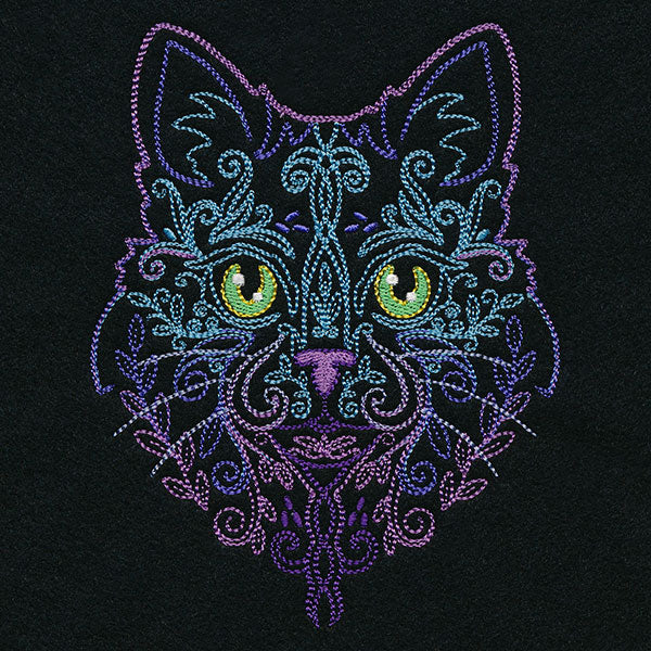 Midnight Dreams Botanical Kitty