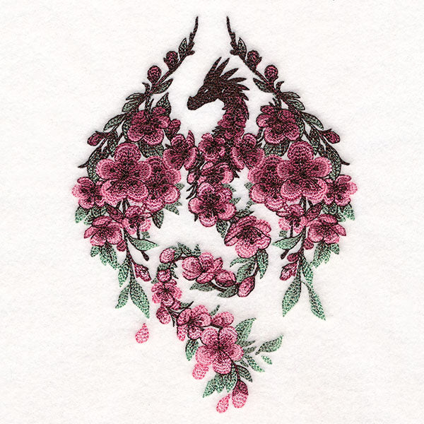 Spring Cherry Blossom Dragon
