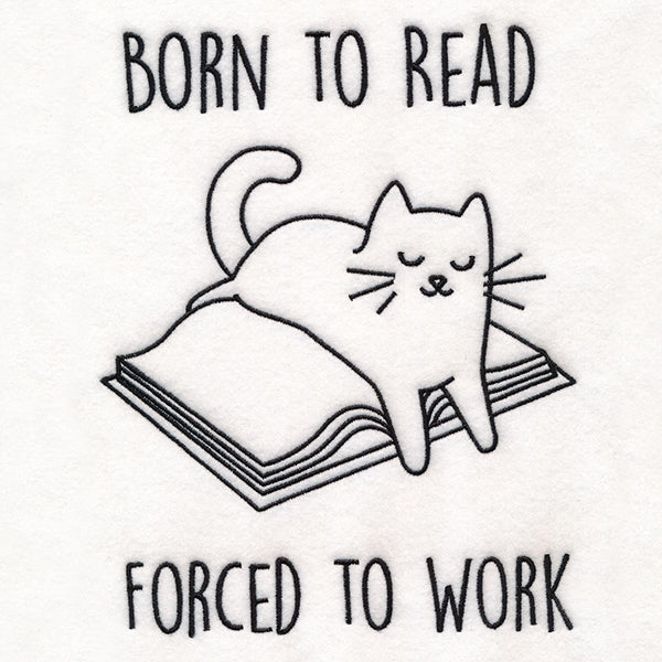 Born To Read Cat
