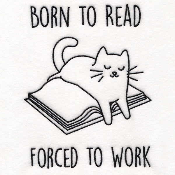 Born To Read Cat