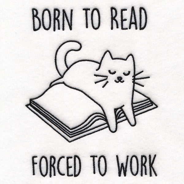 Born To Read Cat