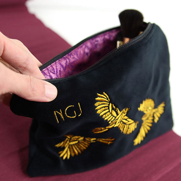 Gilded Birds in Flight