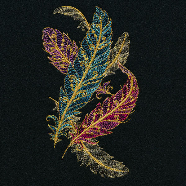 Gilded Feather Cascade