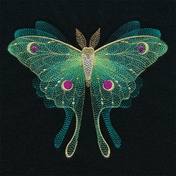 Sheer Illusions Luna Moth in Flight