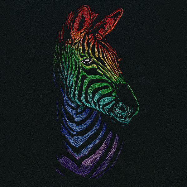 Wild Rainbow Zebra