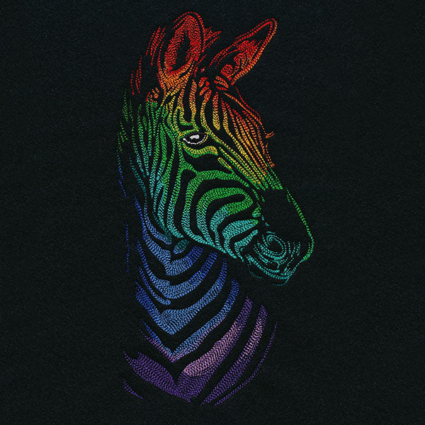 Wild Rainbow Zebra