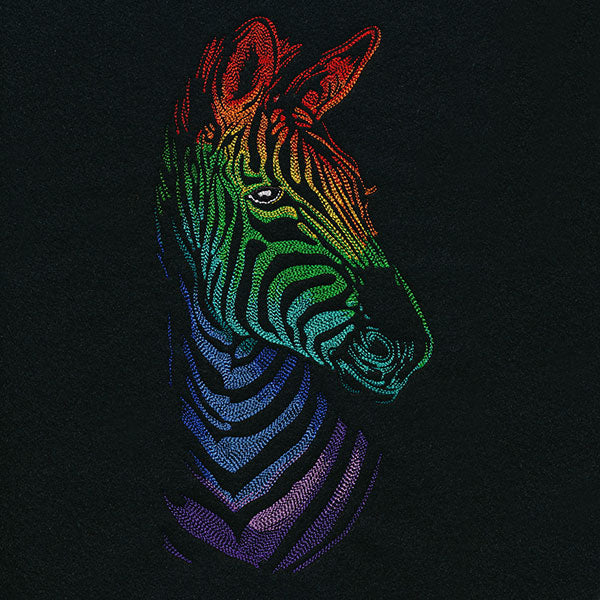 Wild Rainbow Zebra