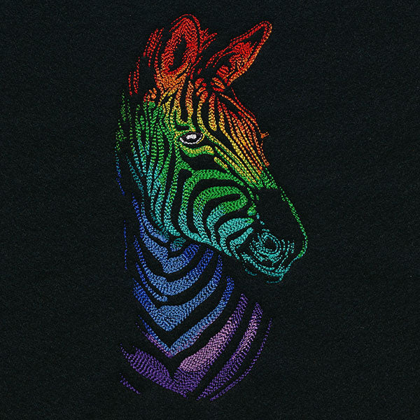 Wild Rainbow Zebra
