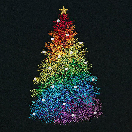 Festive Rainbow Tree