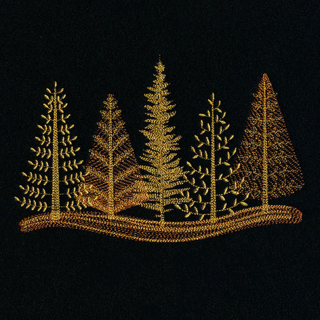 Shimmer and Glimmer Tree Border