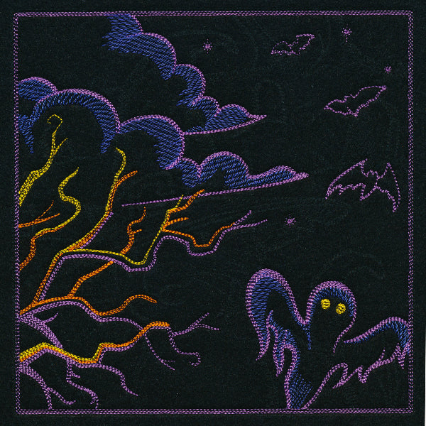 Haunted Halloween Scene II Square 1