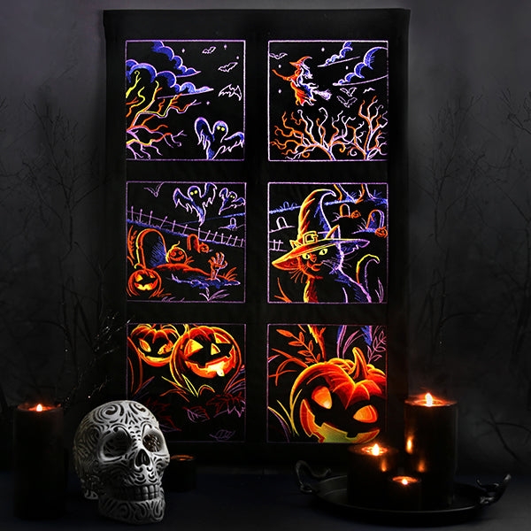 Haunted Halloween Scene II Square 1