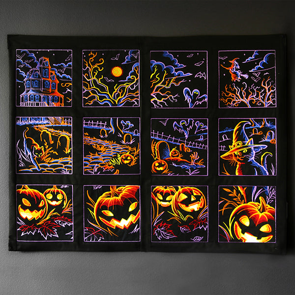 Haunted Halloween Scene II Square 1