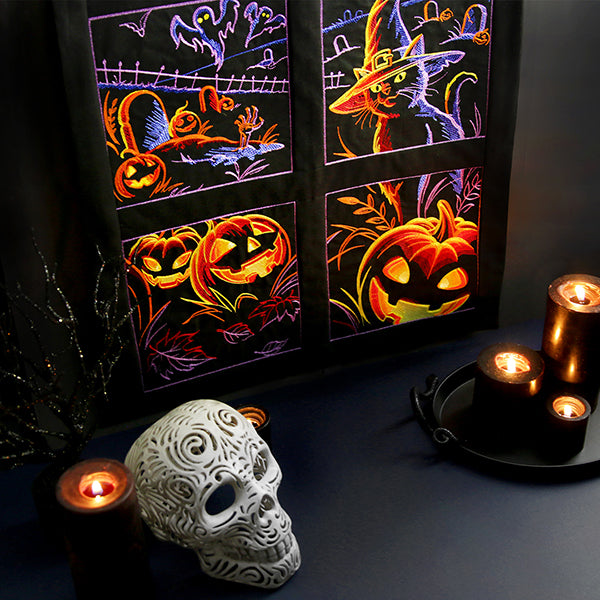 Haunted Halloween Scene II Square 3