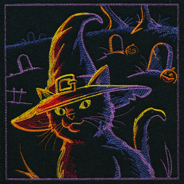 Haunted Halloween Scene II Square 4