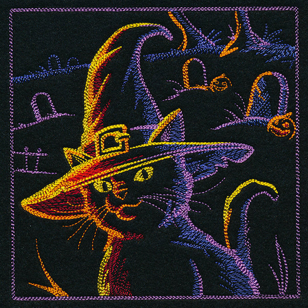 Haunted Halloween Scene II Square 4