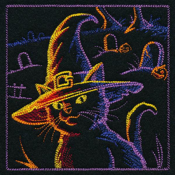 Haunted Halloween Scene II Square 4