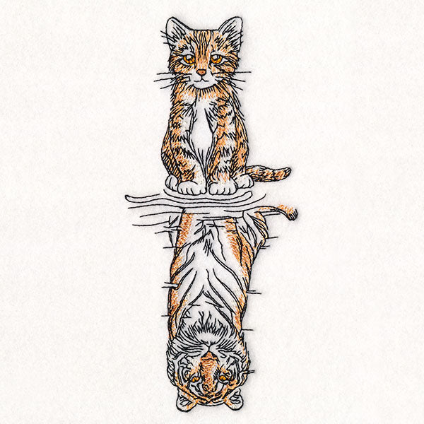 Aspirational Tabby to Tiger Reflection