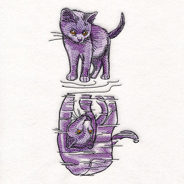 Aspirational Black Cat to Panther Reflection