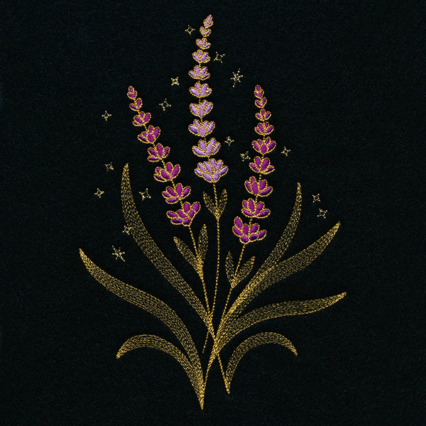 Gilded Lavender Feature