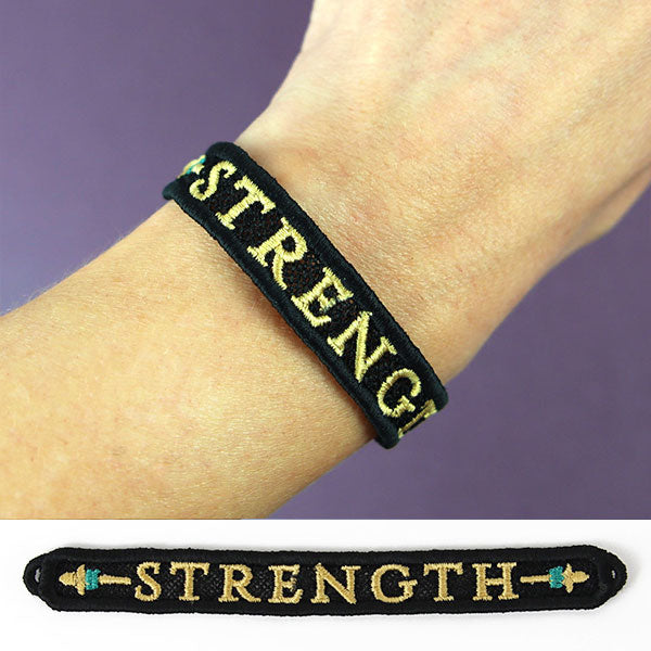 Fierce Affirmations Bracelet - Strength (Lace)