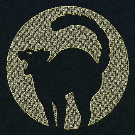Spooky Halloween - Black Cat (Embossed)