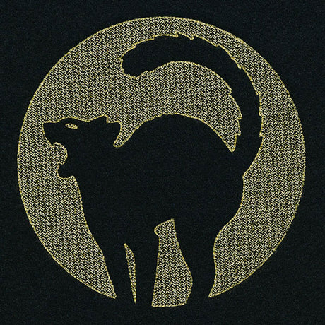 Spooky Halloween - Black Cat (Embossed)