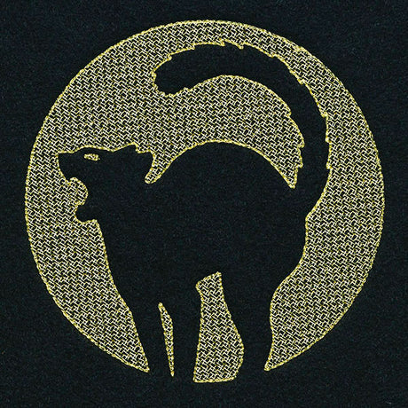 Spooky Halloween - Black Cat (Embossed)