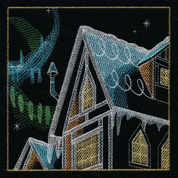 Reindeer & Gingerbread Christmas Scene II - Panel 2