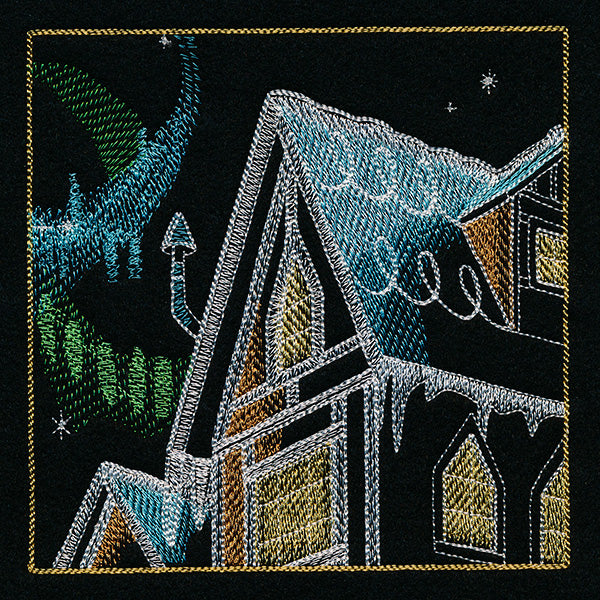 Reindeer & Gingerbread Christmas Scene II - Panel 2